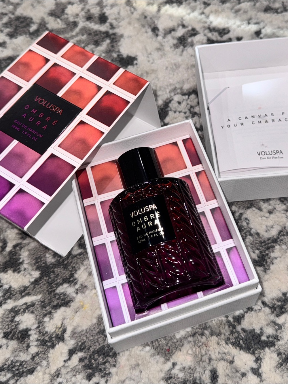 Voluspa Ombre Aura Fragrance in a Jewel Toned  Bottle